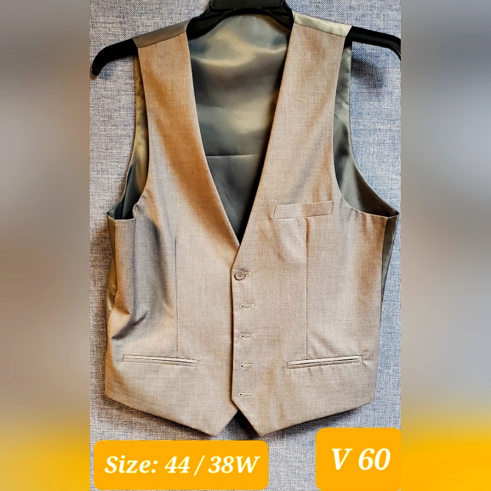 Mens Vest  Size 44  38w  Brand New  V  60